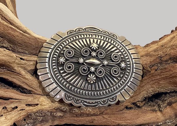 Authentic Navajo Vintage Concho belt by David Reeves