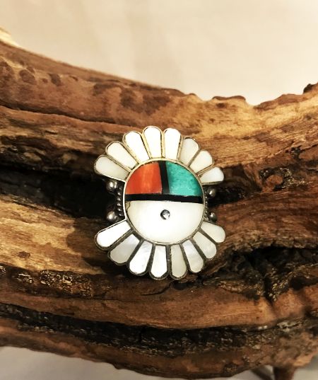 Rings J1568 Zuni Sun Face Ring